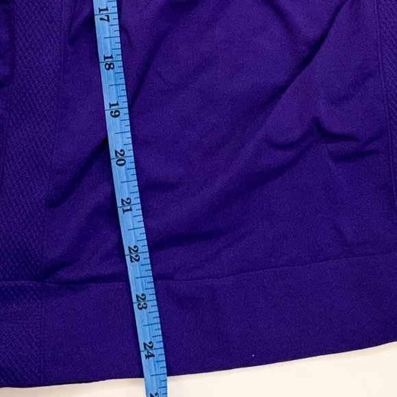 Athleta Finish Fast Tee Purple Shirt Top - Picture 10 of 10